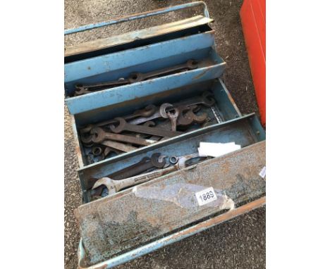 Three cantilever tool boxes full of tools, COLLECT ONLY.