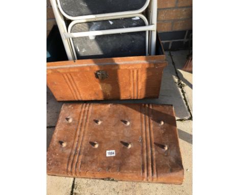 A steel trunk, stripper, ladders etc., COLLECT ONLY.