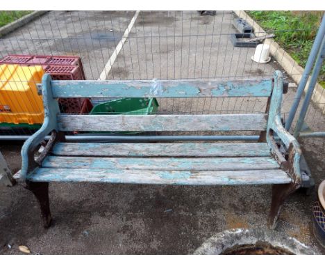A four foot by two foot garden bench, COLLECT ONLY.
