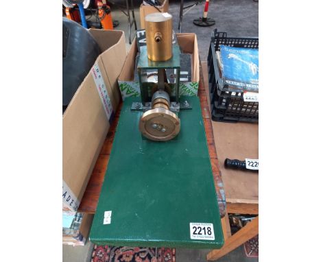 A scratch built model steam fair engine COLLECT ONLY