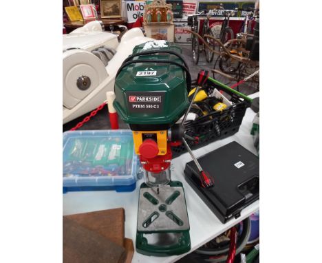 A Parkside PTBM 500 bench pillar drill COLLECT ONLY.