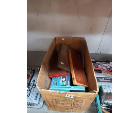 A box of assorted tools &amp; gauges etc. COLLECT ONLY.