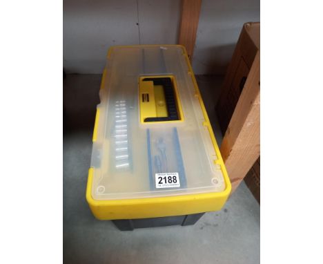 A toolbox with some tools COLLECT ONLY.