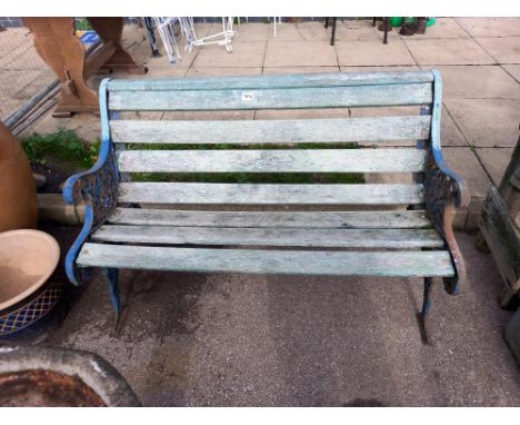 An ornamental bench, 120 x 50 cm, COLLECT ONLY.