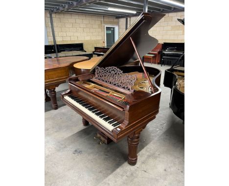 Steinway (c1901) A 6ft 85-note Model A grand piano in a rosewood case on turned 'elephant' legs. This piano has been fully re