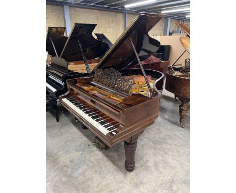 Steinway (c1898) A 5ft 10in 85-note Model O grand piano in a rosewood case on turned and fluted legs. AMENDMENT Is a 6ft 2in 