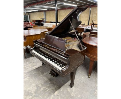 Steinway (c1930) A 6ft 2in Model A grand piano in a mahogany case on square tapered legs. IRN:&nbsp;RJ6SD2KU