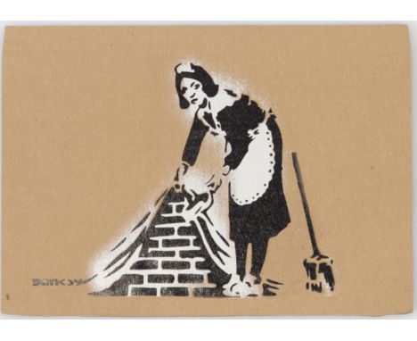  BANKSY (After) - Dismalandâ€™s Stencil painting on cardboard Limited edition Comes with entrance ticket and Dismaland Park m