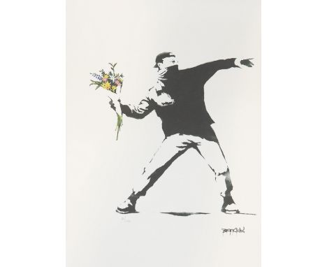  Banksy (After) - Lithograph on paper signed and numbered - Period: Xxth - Sizes: H 285 L 370 MM - Weight (K): 0,05kg - Condi