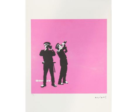  Banksy (After) - Lithograph on paper signed and numbered - Period: Xxth - Sizes: H 285 L 370 MM - Weight (K): 0,05kg - Condi