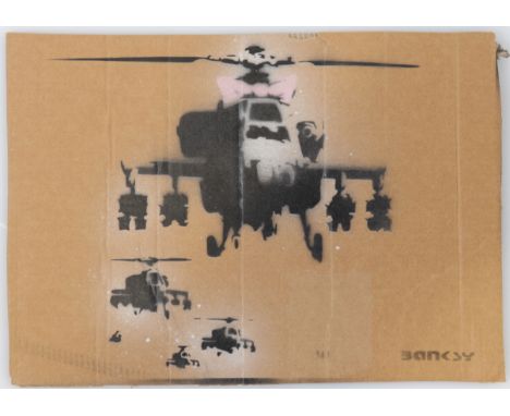  BANKSY (After) - Dismalandâ€™s Stencil painting on cardboard Limited edition Comes with entrance ticket and Dismaland Park m