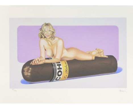  Mel Ramos - Lithograph on paper signed and numbered - Period: Xxth - Sizes: H 285 L 370 MM - Weight (K): 0,05kg - Condition: