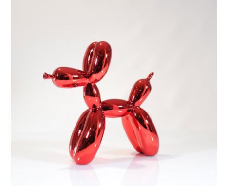  Jeff Koons (after) Balloon dog Red Editions Studio. - Period: Xxth - Sizes: H 300 mm L 300 mm - Weight (K): 1,8kg - Conditio