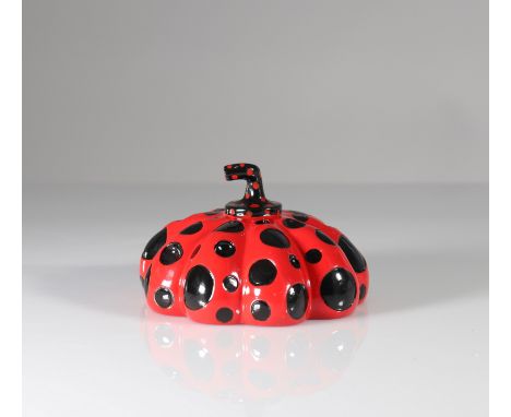  Yayoi Kusama Naoshima Pumpkin (Red &amp; Black) - Period: Xxth - Sizes: H 100 MM L 140 MM - Weight (K): 0,7kg - Condition: a