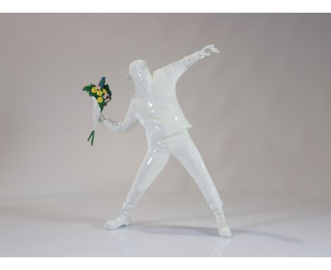  Medicom x Brandalism Flower Bomber inspired by Banksy Flower Bomber - Period: Xxth - Sizes: H 400 MM L 300 MM - Weight (K): 
