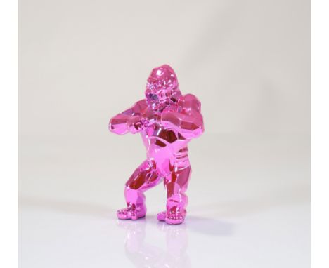  Richard Orlinski Kong Spirit Pink Edition Limited Edition - Resin / glossy finish - Original box - Period: Xxth - Sizes: H 1