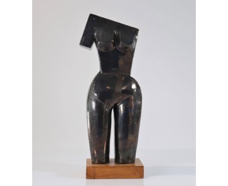  Belgium - Glazed ceramic M. Hallebecque - around 1960 - Period: Xxth - Sizes: H 460mm L 150mm - Weight (K): 5,3kg - Conditio