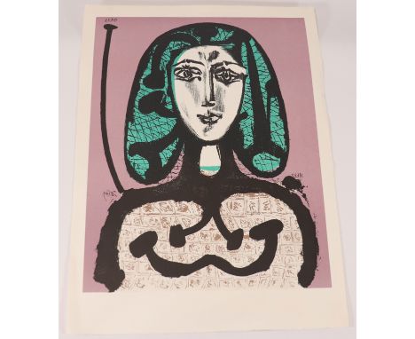  Pablo Picasso (1881-1973) - Woman with fishnet - Period: Xxth - Sizes: H 610 MM L 440 MM - Weight (K): 0,05kg - Condition: A