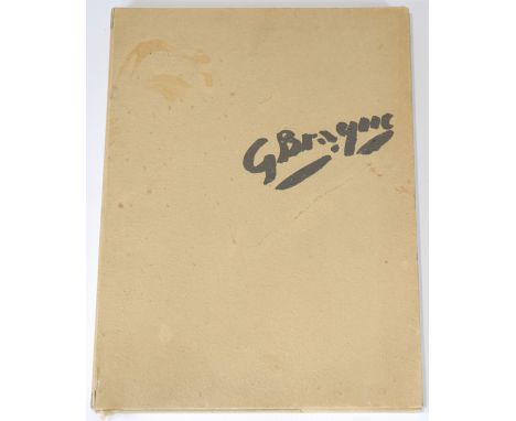  George Braque - Ten Works - 1962 (contains 7 works out of 10) not complete - Period: Xxth - Sizes: H 430 MM L 325 MM - Weigh