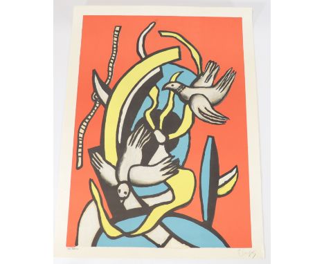  Fernand Leger - The Birds - Period: Xxth - Sizes: H 615 MM L 450 MM - Weight (K): 0,05kg - Condition: After checking â€“ nor