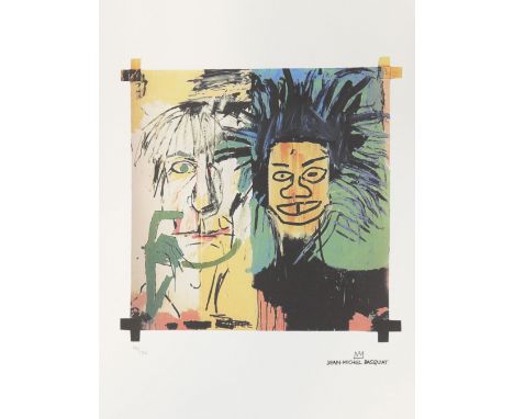  Jean-Michel Basquat - Lithograph on paper signed and numbered - Period: Xxth - Sizes: H 285 L 370 MM - Weight (K): 0,05kg - 