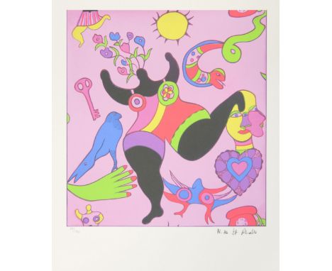  Niki de Saint Phalle - Lithograph on paper signed and numbered - Period: Xxth - Sizes: H 285 L 370 MM - Weight (K): 0,05kg -