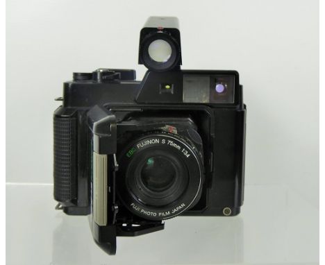 Fujica GS 645 Camera, bellows pin-holed (replacements can be obtained), shutter good, original close up lens and close focus 