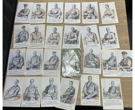 A Quantity of Antique/ vintage military Generals of the British Army and Navy postcards 
