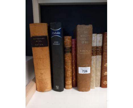 A Collection of Leather Bound Books Entitled Robertson's Historical Works, With The Essays Of Elia by G Lamb, First edition o