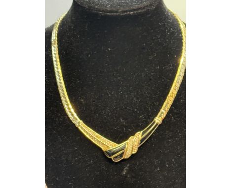 Original Christian Dior necklace - 1 stone missing 