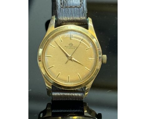 Bucherer vintage gents wristwatch, manual wind movement. Currently ticking & keeping good time over a short testing period. 