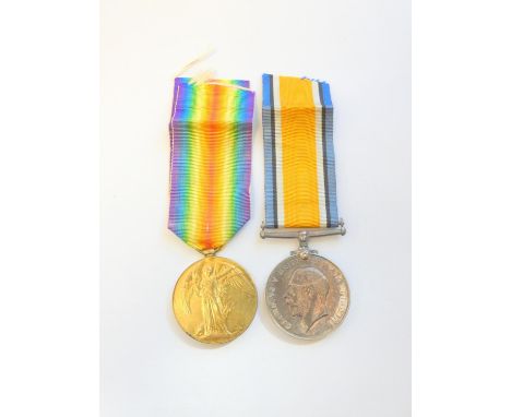 WW1 British medal group awarded to PTE H.E. Askham 07230 Army Ordnance Corps comprising of a Victory medal and War medal (2)
