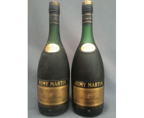 Two bottles of REMY MARTIN VSOP fine Champagne cognac brandy, 40% abv. 68cl. (2)