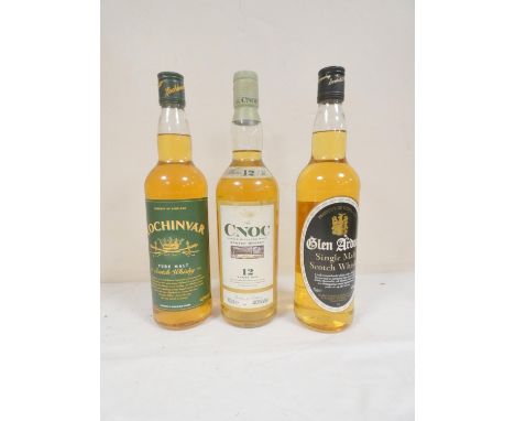 Glen Ardoch single malt scotch whisky, 70cl, 40% vol, with An Cnoc 12 years old single highland malt scotch whisky, Distilled