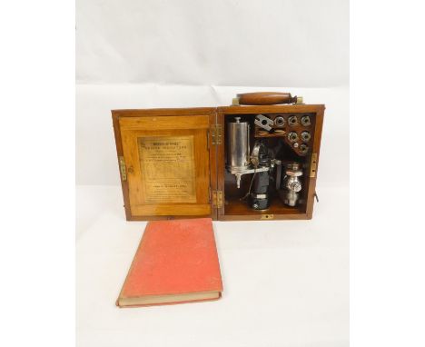 1920s Dobbie McInnes ltd, Glasgow Pattern A engine indicator precision instrument in fitted box along with handbook and vario