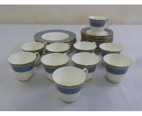 Royal Doulton St Pauls part tea service to include cups and saucers (34)