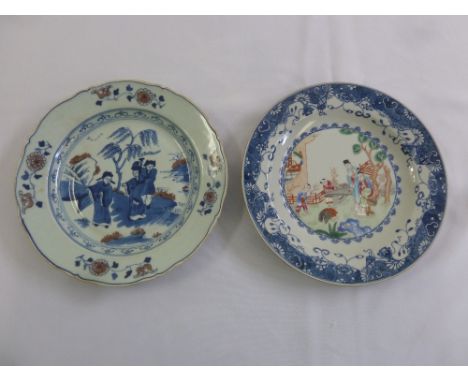 Two 19th/early 20th century Chinese decorative plates made for export