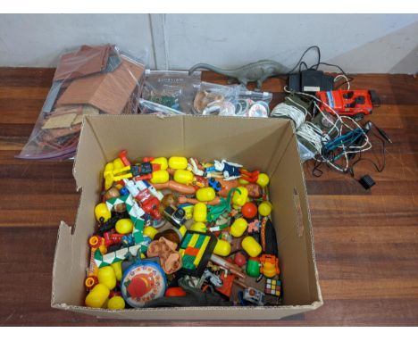 Assorted toys to include marbles, remote control cars, building kits and other itemsLocation:If there is no condition report 