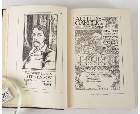 CUNARD, Nancy (1896-1965) - Robert Louis STEVENSON (1850-94). A Child's Garden of Verses, London, 1902, 8vo, illustrations, o