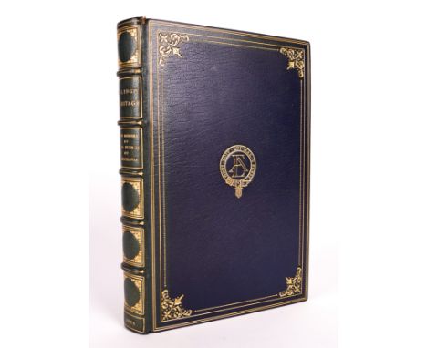 KING PETER II OF YUGOSLAVIA (1923-70) - A King's Heritage, London, 1955, 8vo, FINELY BOUND in morocco by Sangorski &amp; Sutc
