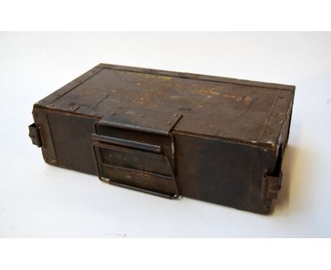Military interest: 303 Army ammunition box, probably from World War II