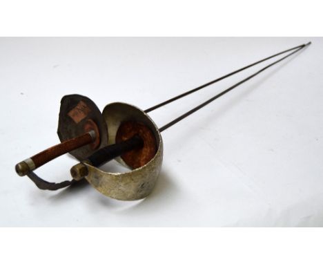 Two vintage fencing sabres