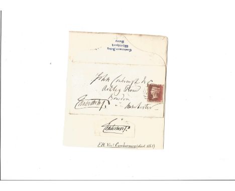 Stapleton Cotton, 1st Viscount Combermere 5x6 signed page fixed to card. Field Marshal Stapleton Cotton, 1st Viscount Comberm