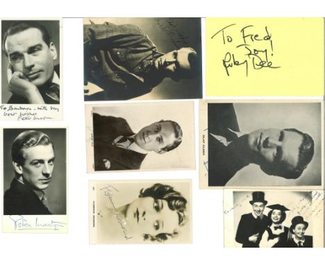 Vintage TV collection. 60+ signed photos, some may be printed. Various sizes but mainly 6x4 b/w. Some of names included are N