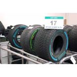 Three PIRELLI Cinturato Show Tyres (Two Wet and One Intermediate)