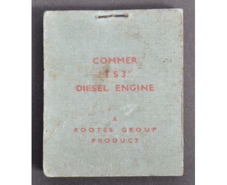 A charming ' See How It Works ' for the Commer TS3 Diesel Engine by Rootes Group. The colour flip book depicting the unusual 