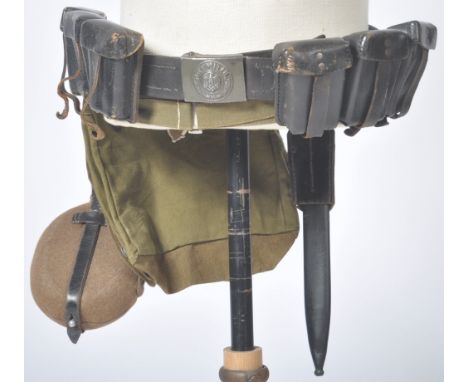 An incredible all-original WWII Second World War Third Reich Nazi German Army LFO Light Infantry Order webbing set, comprisin