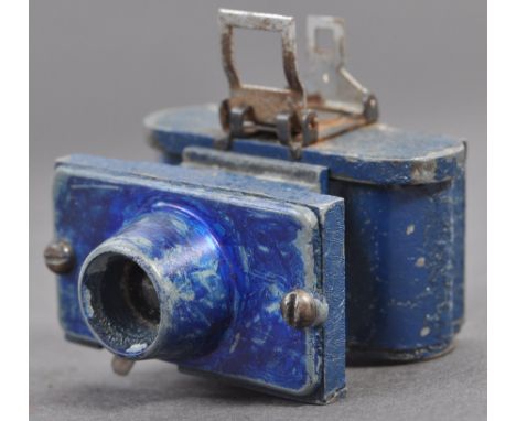 A rare original WWII Second World War MI9 issued Merlin ' Spy ' sub-mini miniature camera. Rarer blue version. As made in 193