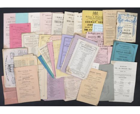 Victorian Ephemera Collection - a fantastic collection of antique 19th century Victorian Theatre memorabilia - posters and pr