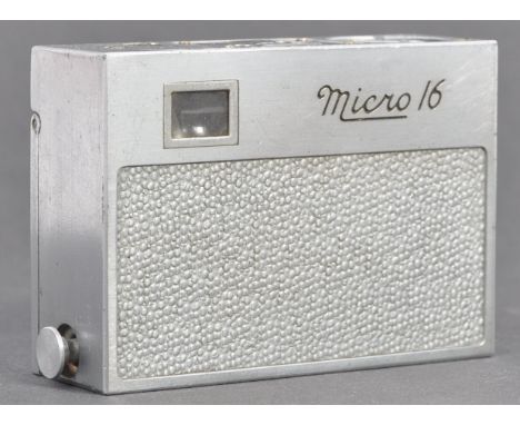 An incredibly rare original 1940's late WWII Second World War period OSS subminiature ' spy ' camera - Micro 16 (16mm). Made 